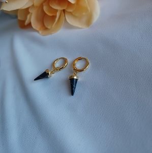 Marbled Cone Earrings
